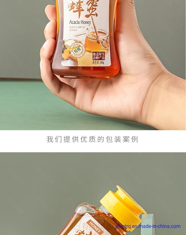 500g 250g 8oz 16oz Plastic Honey Syrup Beverage Bottle Manufacture