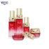 Cosmetic Skincare Packaging Empty Gold Pump Bottle Glass Bottle 40ml 100ml 120ml Body Lotion Bottle