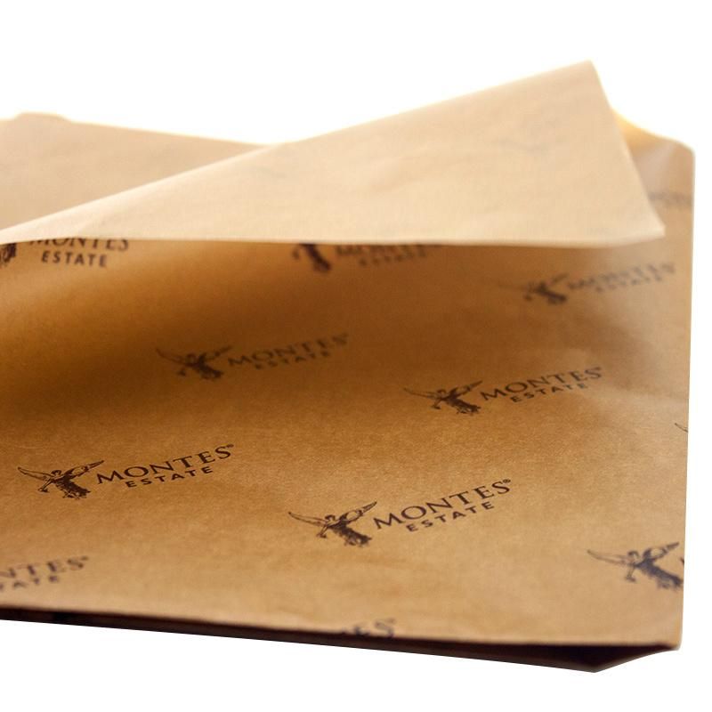 High Quality Printed 28GSM Brown Kraft Tissue Paper