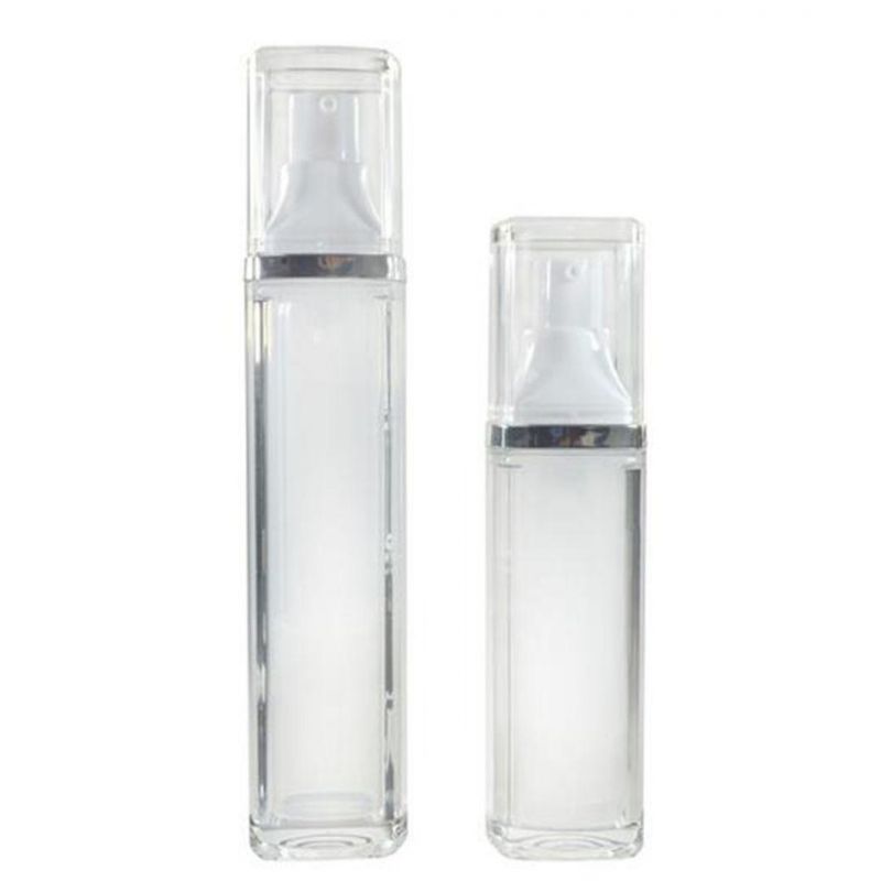 Square Acrylic Packaging Cosmetic Bottle