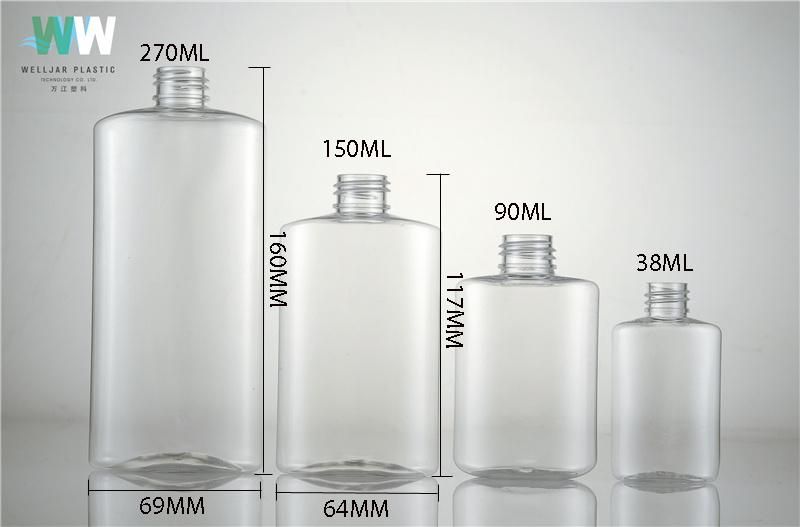 270ml Pet Empty Falt Glue Bottle of High Quality