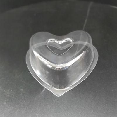 Clear Heart Shape Plastic Box Blister Small Tray