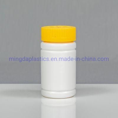 Straight-Shaped Oxygen Resistance Pills Packaging HDPE 120ml Plastic Bottle