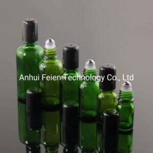 5ml 10ml 15ml 20ml 30ml 50ml 100ml Essential Oil Green Glass Roll on Bottle with Stainless Steel Ball