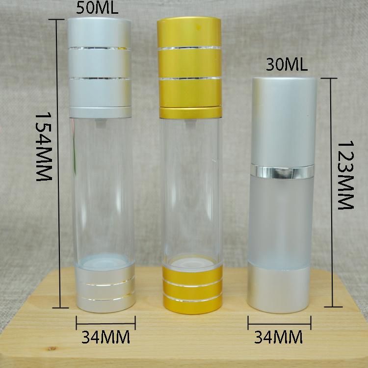 Airless Glossy or Frosted Bottle with Lotion Pump
