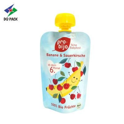 Juice Pouch Packaging Bag Laminated Printing Spout Pouch Juice Bag Liquid Packaging