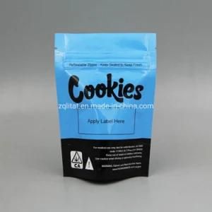 Custom Printed Smell Proof Zip Lock Edible Cookies Weed 3.5g Runtz Mylar Bags