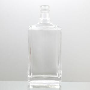 High Quality Glass Wine Bottle Transparent Liquor Bottle for Drinking Packaging