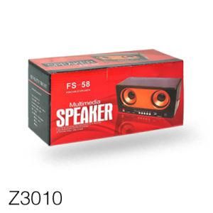 Z3010 Custom Logo Rectangle Foldable Cardboard Paper Electronics Product Big Sound Speaker Packaging Box