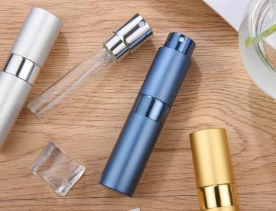 Hot Sale Mini Portable for Travel Aluminum Refillable Perfume Bottle with Spray&Empty Cosmetic Containers with Atomizer