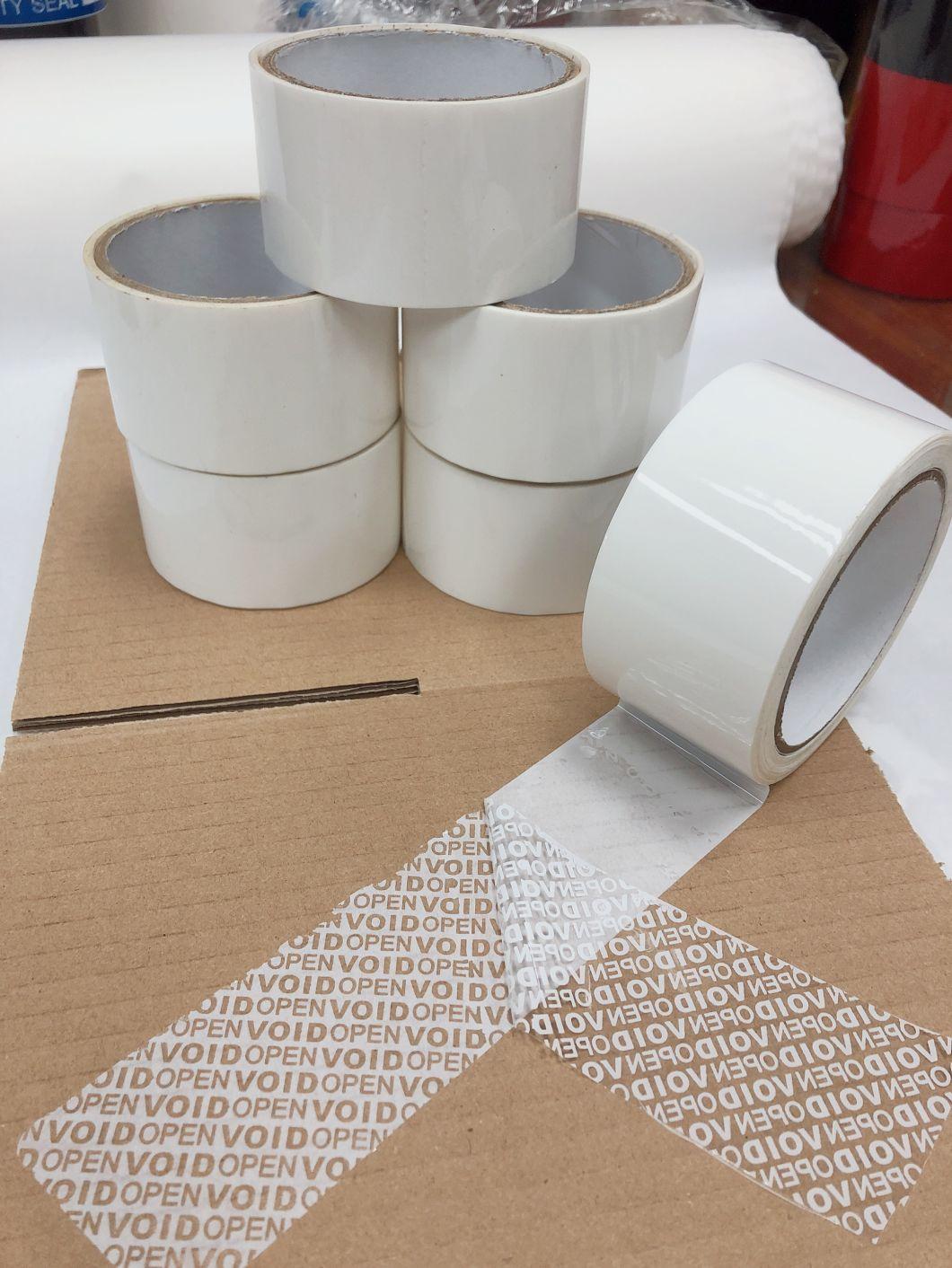 Anti Counterfeiting Tamper Evident Custom Security Tape Void Tape