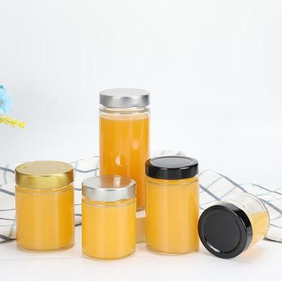 Wholesale 500g 500ml Butter Spices Jam Empty Glass Jars for Honey in Bulk