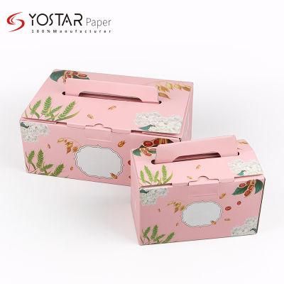 Wholesale Custom Cake Food Packaging Boxes with Handle