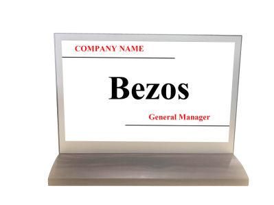7.4&quot; 800X480 APP Electronic Nameplateblack/White/Red Wireless E-Paper Display Conference Table Card
