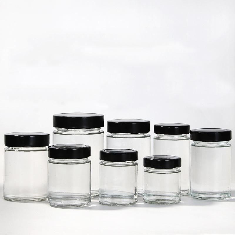 8oz 12oz 16oz Straight Sided Glass Jars for Canning & Food