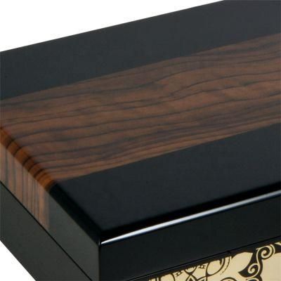 Luxury Wooden Perfume Packaging Box for Couple Gifts