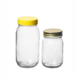 Glass Storage Jar for Kitchen Hot Sale Food Container with Screw Top