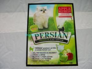 10 L 3 Sides Sealing Cat Litter Bag with Transparent Window or Hole