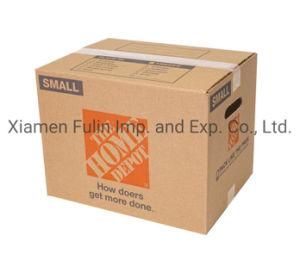 Brown Big-Capacity Printing Design Promotional Customized Shipping Delivery Cartons