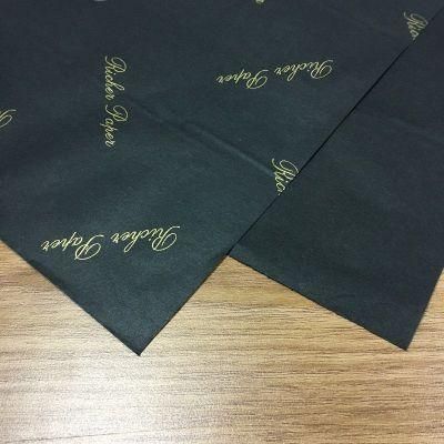 Gold Logo Printing Custom Logo Wrapping Paper