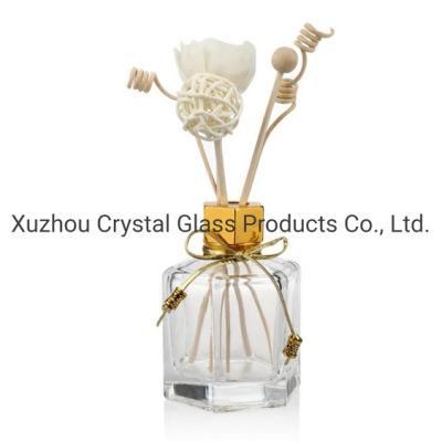 Aromatherapy Transparent Hexagon Empty 100ml Reed Diffuser Glass Bottle