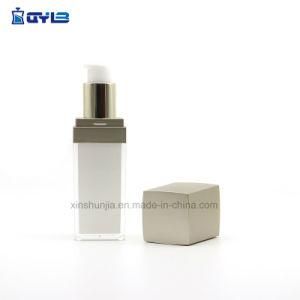 Hot Sale Fashion Champagne Gold UV Plastic Bottles for Cosmetic Packaging