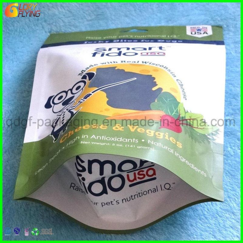 Stand up Plastic Bag with Zipper for Packing Dog Food