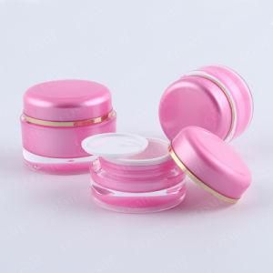 100g Clear Matte Finish Round PP Double Wall Cosmetic Jar
