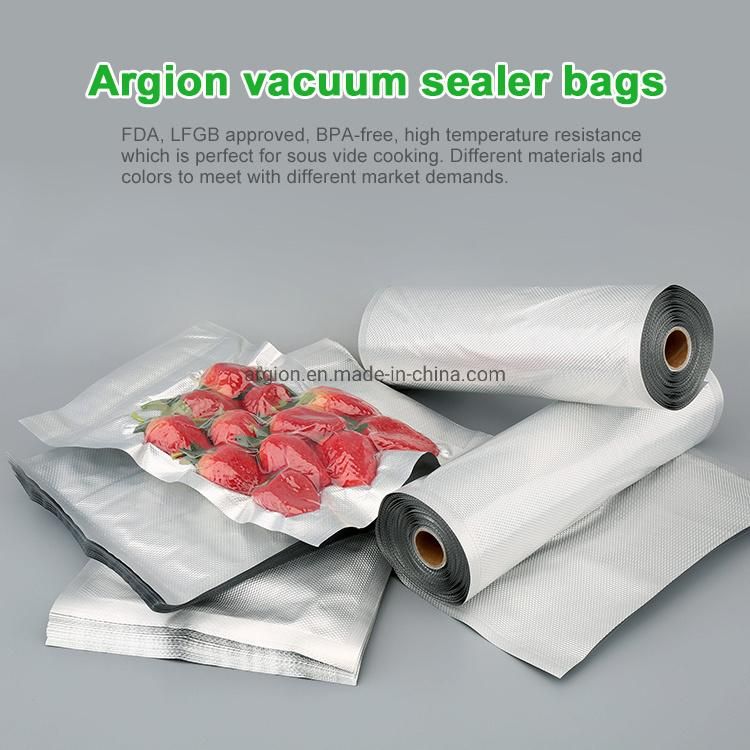 PA/PE Aluminum-Aluminum Embossed Vacuum Bag Roll with Ultraviolet-Proof