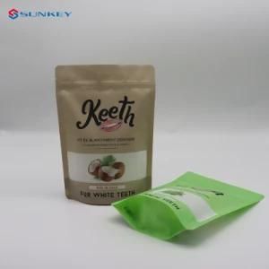 Custom Printed Food Grade Resealable Mylar Frosted Stand up Plastic Packaging Doypack Zipper Dog Food Packaging Bag with Window