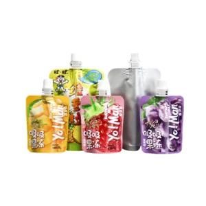 500 Ml Clear Pouch Beverage Bag with Spout Drink Packaging Spout Pouch