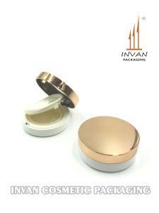 Fashion Cosmetic Containers Shiny Gold Empty Foundation Air Cushion Case