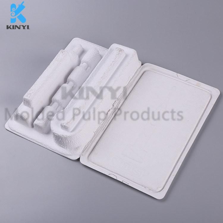 Bagasse Pulp Molded Biodegradable Packaging Box for Electric Toothbrush