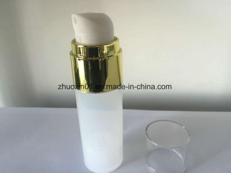 50ml/80ml/100ml UV Closure White PP Vacuum Packaging Bottles