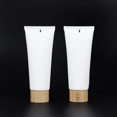 Hot Sale 300ml Cosmetic Tube Packaging with Flip Lid Toiletries Hand Cream Facial Cleanser Skin Care Soft PE Tube Squeeze Tube
