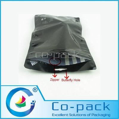Puncture Resistance T-Shirt Packaging Bags with Zipper