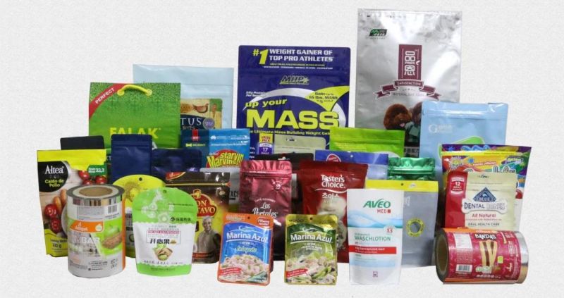Plastic Flour Food Package Resealable Ziplock Packaging Bag
