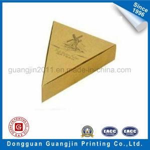 Custom Triangle Shape Brown Kraft Food Packaging Box