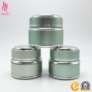 20g 30g 50g Silver Aluminum Cap and Jars for Cosmetics