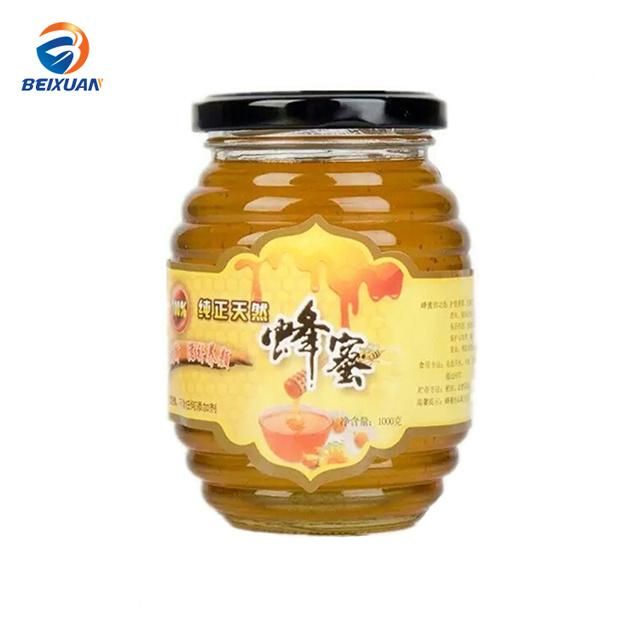 85ml Clear Spiral Round Honey Glass Jar Glass Bottle