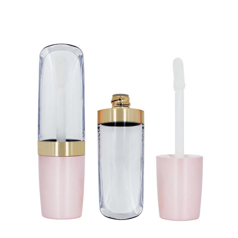 Oval Flat Tube Empty Lip Gloss Container Tube for Cosmetic