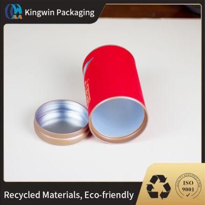 Food Grade Recyclable Customized Printed Paper Tubes Cylinder for Supplement Food Packaging