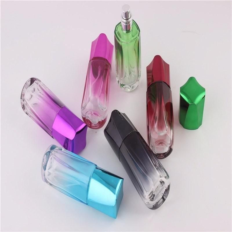 Factory Price 30ml 50ml 100ml 120ml Gradient Empty Spray Cosmetic Glass Perfume Bottle