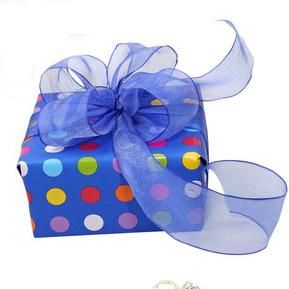 Gift Birthday Christmas Celebration Square Soft Customizable Colorful Tied Boxes with Ribbon