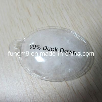 Down Filled Soft PVC Garment Hang Tag with Goose Down