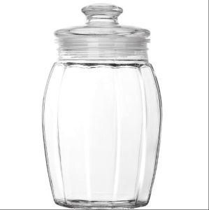 Custom High Borosilicate Glass Cookie Mason Jar Clear Airtight Storage Glass Jar
