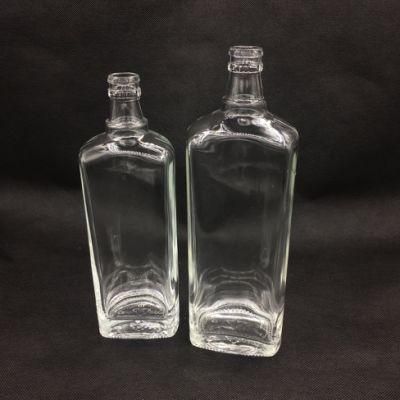 Hoson Factory Supply Matte Light Half Round 500ml 700ml 50cl 70cl Empty Vodka Bottle