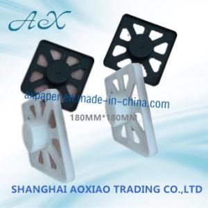 200mmx200mm Thick White with Foot Baffle Plastic Bracket Support