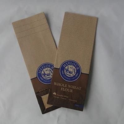 Custom Design Bread/Sausage Kraft Paper Packaging Bag