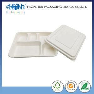 Compareshare 100% Biodegradable Paper Eating Trays Fast Food Trays